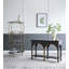 Console en bois avec accents dorés