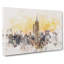 Yellow New York Skyline - Wrapped Canvas Print-56658090