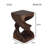 Ahliya Solid Wood Block End Table Set-50452930-50452931
