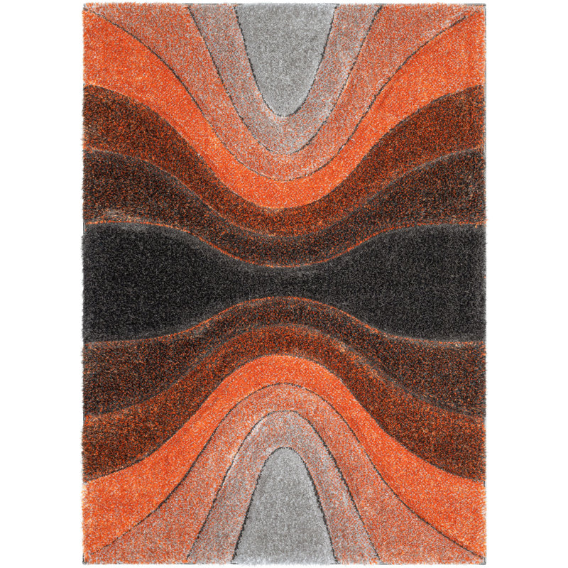 San Francisco Abstract Shag Area Rug, Rectangle 160 x 220cm