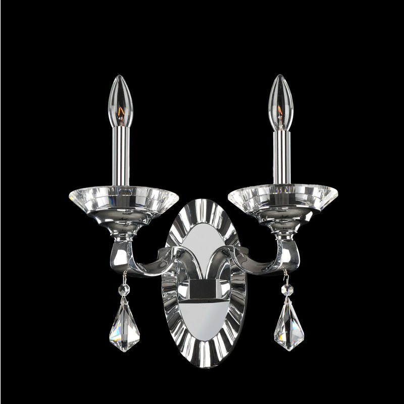 Applique murale Cosleg 2 LT chrome / transparent Allegri