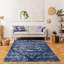 Tapis oriental bleu foncé Villines-386508741
