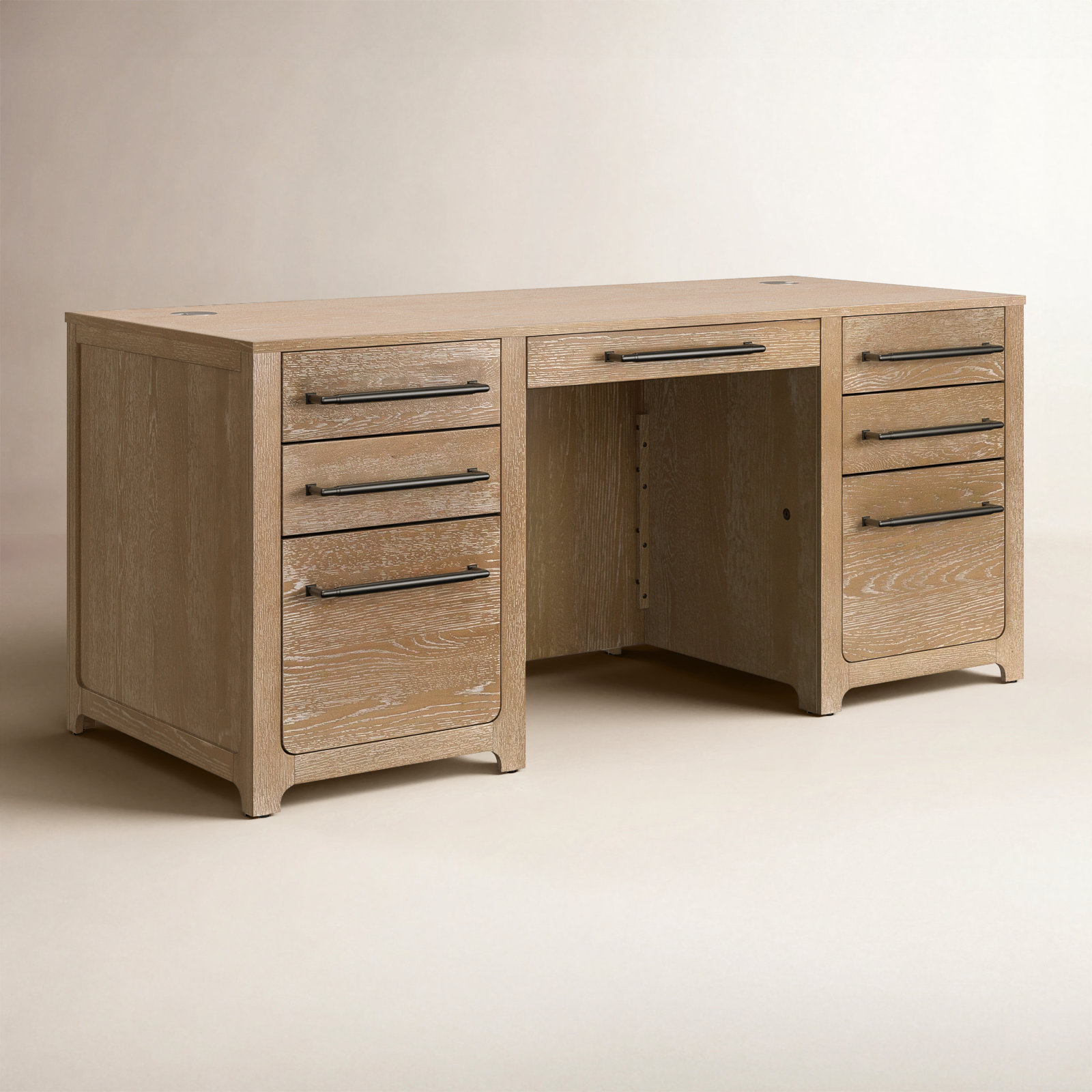 Birch Lane Fitzgerald Executive Desk - Thumbnail 4