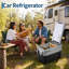PrecisionAuto 32QT 12V Portable Fridge, Dual Zone Car Cooler w/ App Control, -4℉ Freezer for RV & Camping