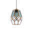 19cm Glass Oval Pendant Shade