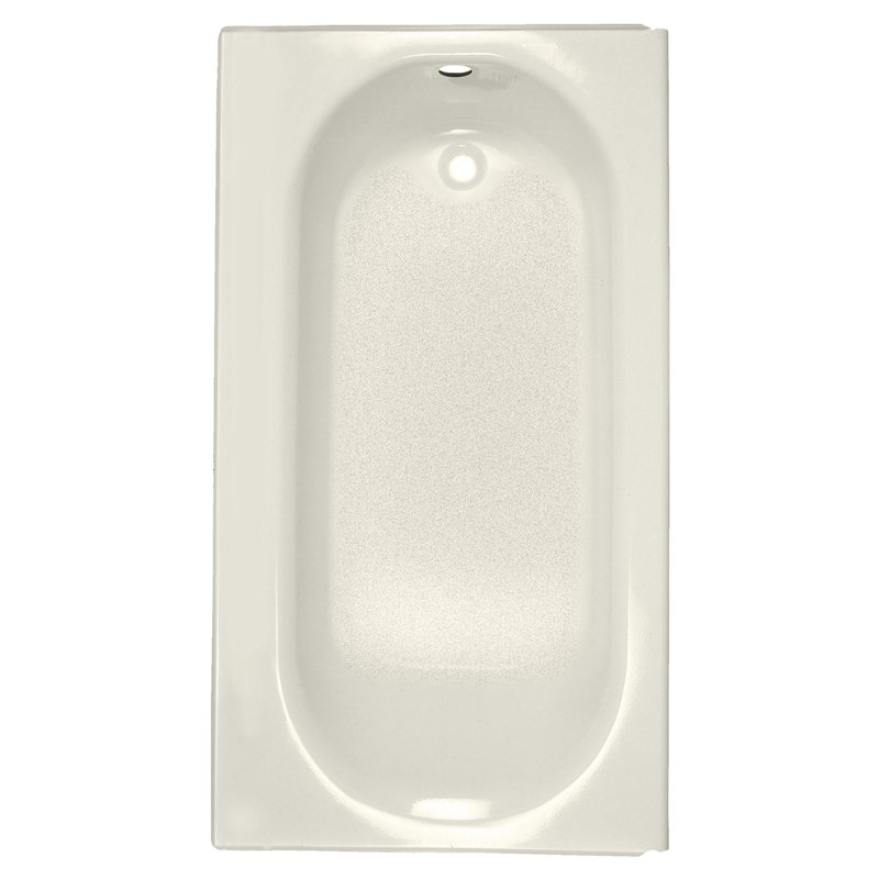 Princeton 60'' x 34'' Soaking Americast Bathtub, Black, Left