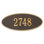 Madison 1-Line Wall Address Plaque