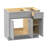36'' Single Bathroom Vanity Base Only-96924169