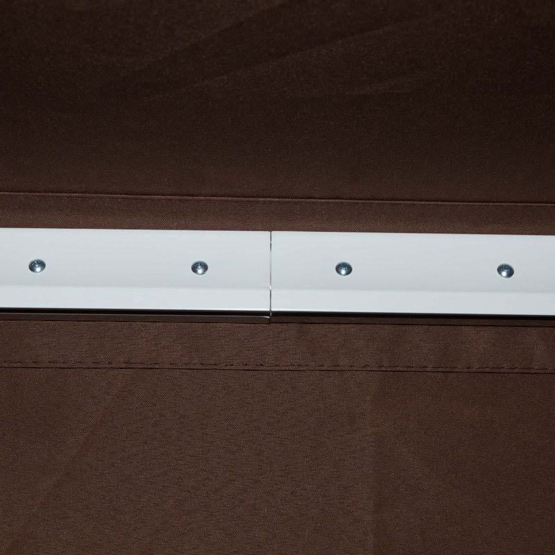 Auvent de patio rétractable polyvalent pour les espaces extérieurs, améliorant le confort et le style, Brun