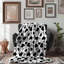 Couverture sherpa noire 1 pièce-100496526
