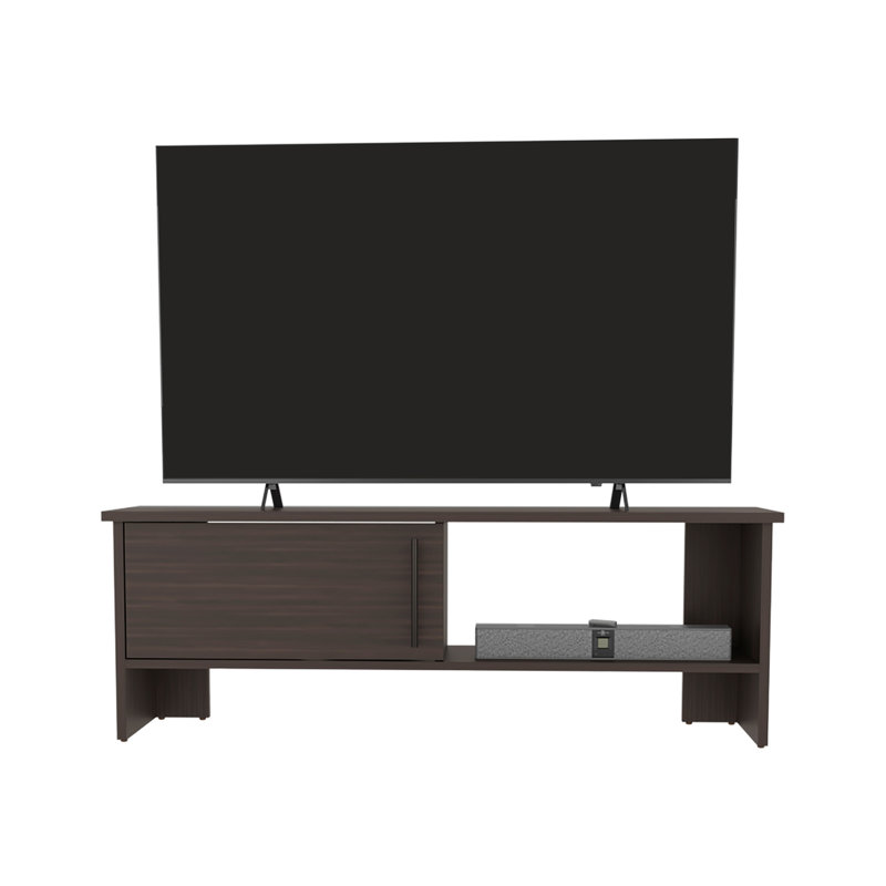 Meuble télé, 1 porte, 1 tablette