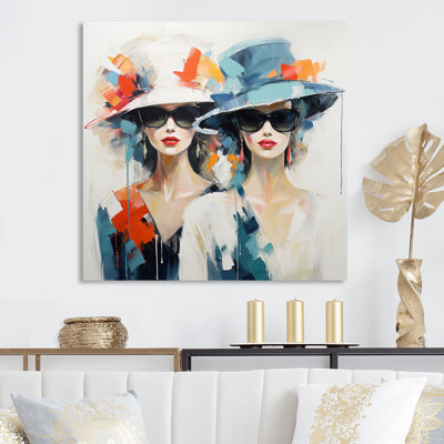Collection Fashion Hats VI - impression sans cadre sur métal