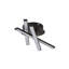 Caraline Matte Black 3 - Bulb 9.5cm H Mains-powered Integrated LED Outdoor Sconce