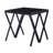 Gordon Glass End Table with Metal Frame