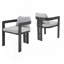 Chaise de patio d'extérieur en aluminium-1002282335