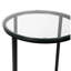 Table de bout Hampstead Collection - Table d'appoint moderne en stratifié avec structure entrecroisée-906120245-906120242