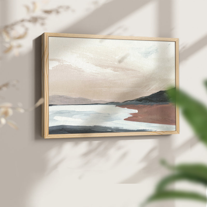 Paynes Coast II - Reproduction encadrée - Restickable, H 8 po x l 10 po, Naturel