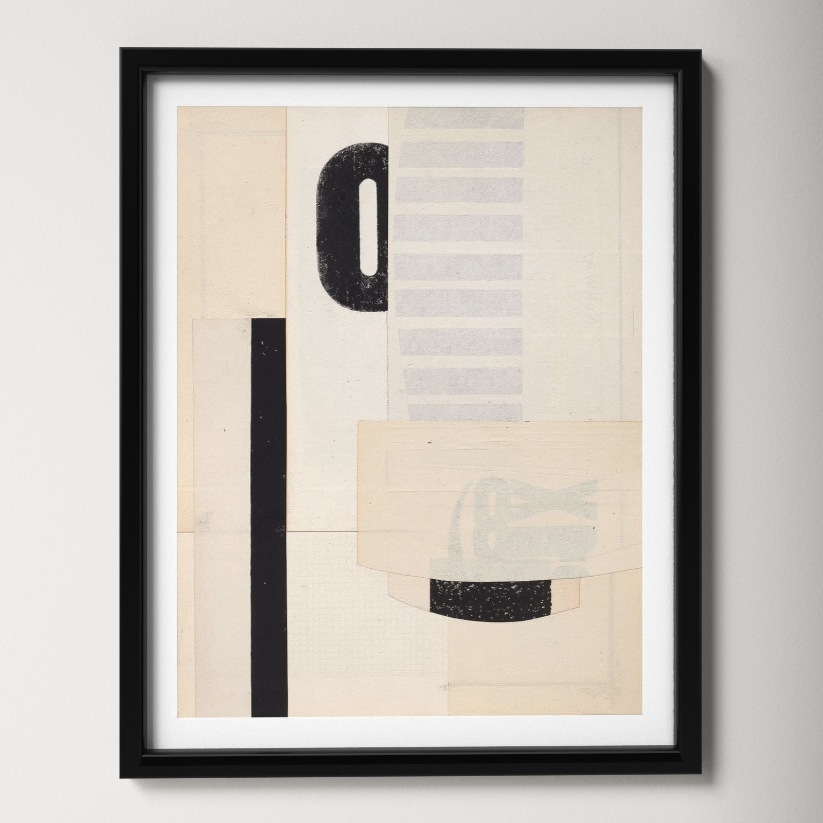 Hidden Keys by Sarah Short, Black, 30" H x 24" W x 1.25" D