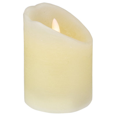 4" LED Flameless Battery Operated Wax Candle