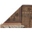 Global Rug One-of-a-Kind Hand-Knotted Hachlu Brown/Black 4'2" x 5'7" Wool Area Rug
