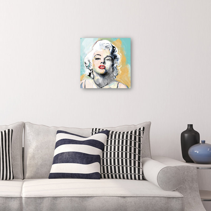 Marilyn Portrait I 20x20 Canvas Art Print