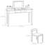 Commode en bois de noyer noir