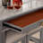 1-Drawer Wood Light Grey Nested Counter Height Dining Table with Wheels-1716467322