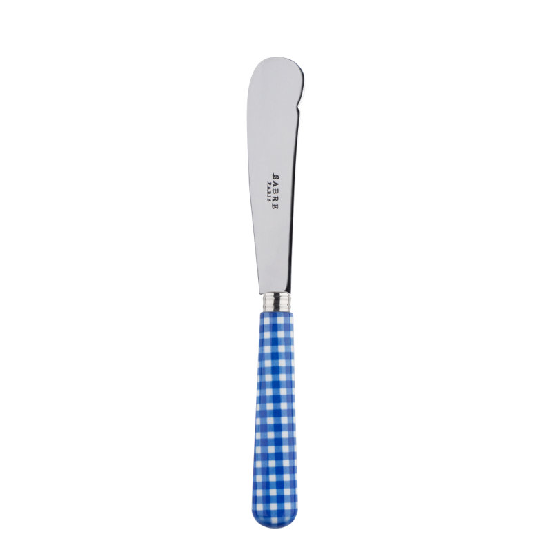 Sabre Paris - Butter Spreader Gingham, Lapis Blue