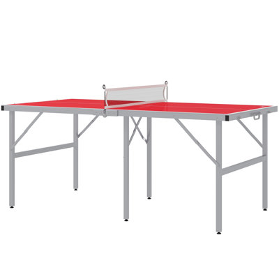 Soozier Mini Ping Pong Table Set for Outdoor and Indoor