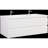Wall-Mounted Bathroom Vanity with Double Sinks-1393247074