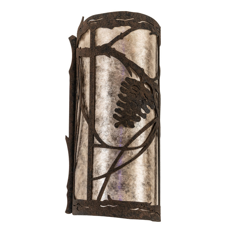 2 - Light Flush Mounted Sconce
