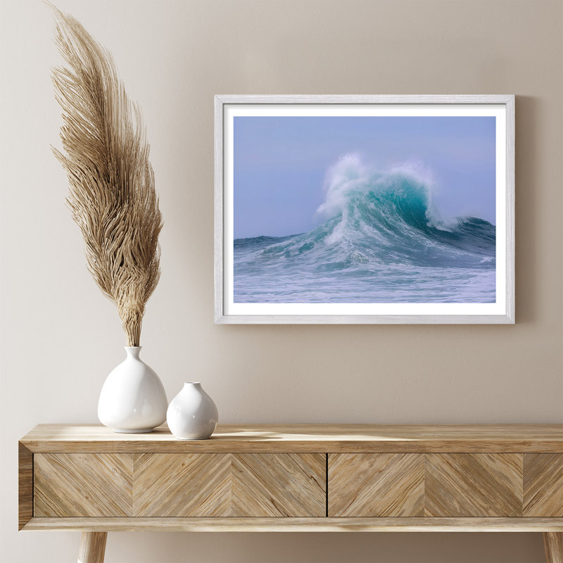 Reproduction de paysage encadrée pour la maison - 11 po x 14 po, H 11 po x l 14 po, Blanc