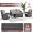 Avimael Wicker - Person Patio Conversation Set with Cushions-473040124-473040127