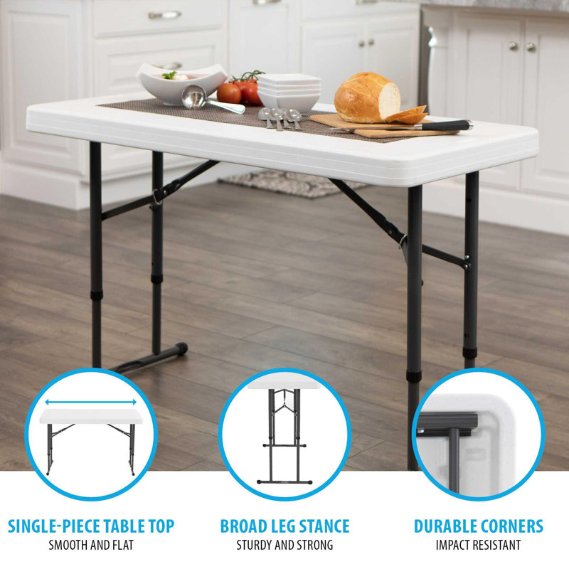 Lifetime 4-Foot Adjustable Height Table