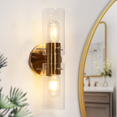 1- Light 13.4'' H Iron Wall Sconce