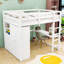 Lit mezzanine double avec garde-robe et bureau-2017880164