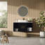 Meuble-lavabo flottant 39,4 po Spa-Inspired avec lavabo ovale en céramique, tiroirs à fermeture en douceur et rangement réglable pour salles de bain luxueuses-896541152