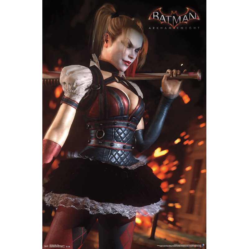 Impression sur papier arkham knight-harley