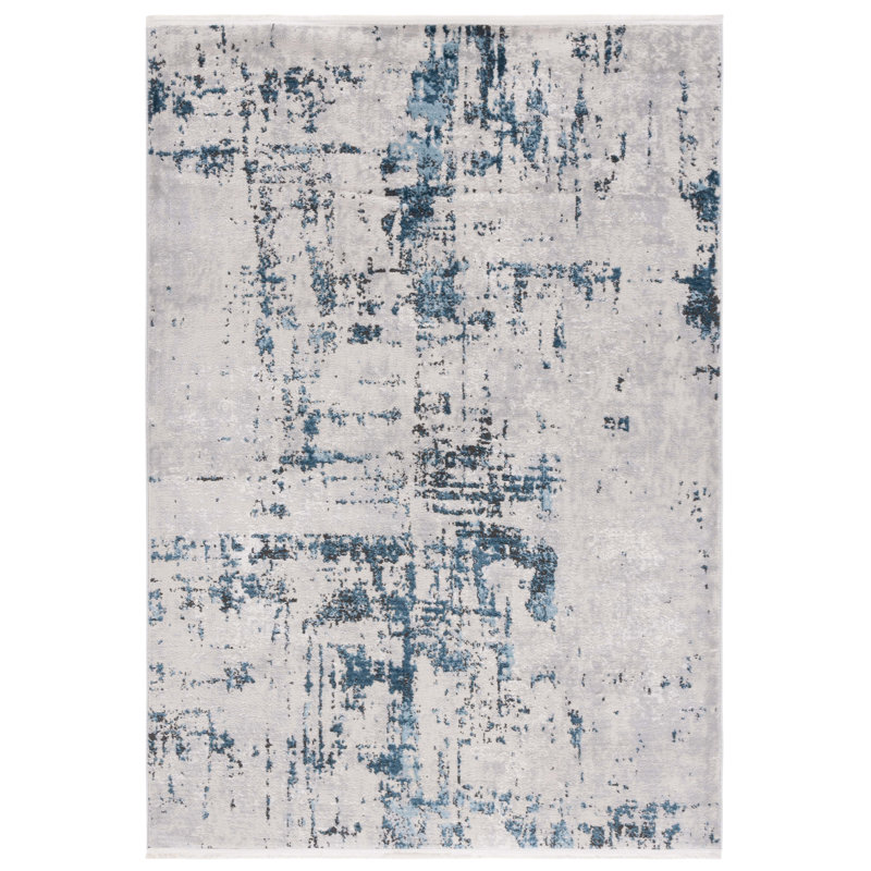 Shivan Performance Abstract Rug, Rectangle 3' x 5'