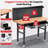 Workbenches for Garage Work Bench with Wheels 60 Inch Adjustable Rubber Wood Top Garage Workbench with Drawers, Pegboard, Power Outlets