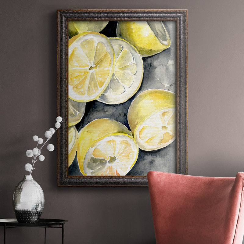 " Lemon Slices II " Painting Print, 20" H x 16" W x 2.5" D