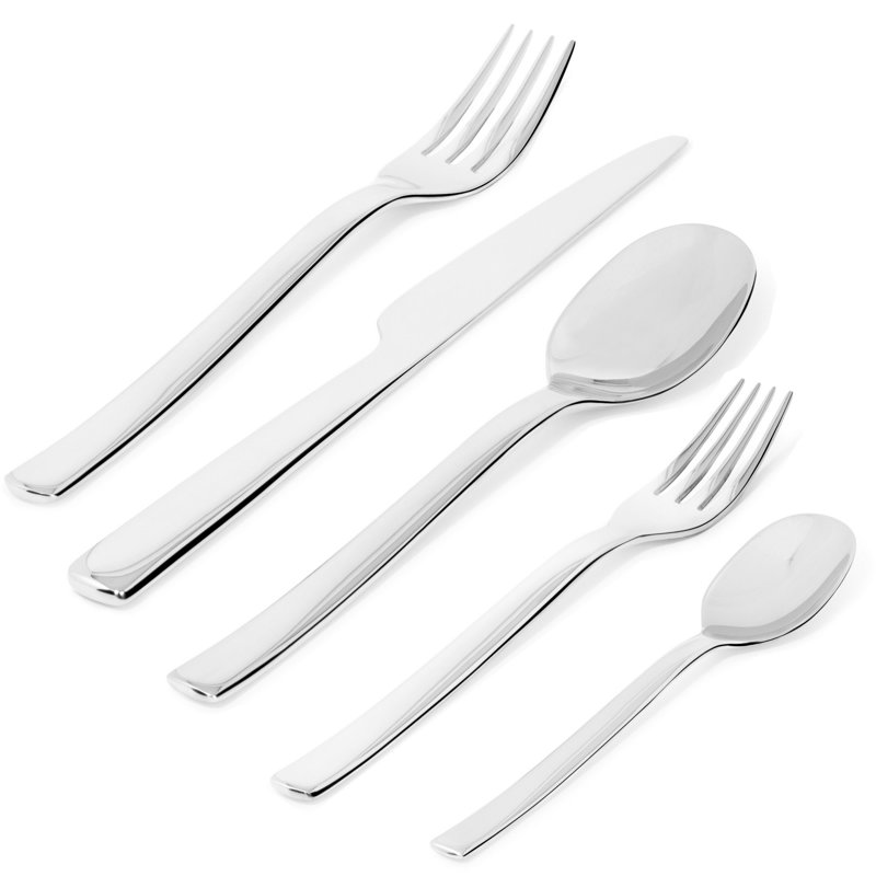 Alessi Ovale Stainless Steel Flatware Set