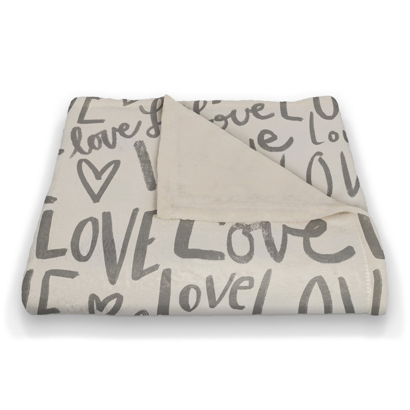  Jeté polaire Love Love