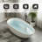 59" Freestanding Solid Surface Resin Stone Bathtub, Contemporary Design Stand Alone Tub With Pop-up Drain And Overflow, Cupc Certified, Matte White-120747183