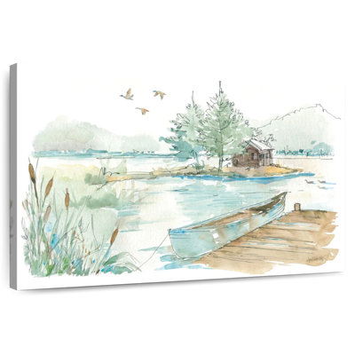 Alvord Lakehouse sur fond blanc