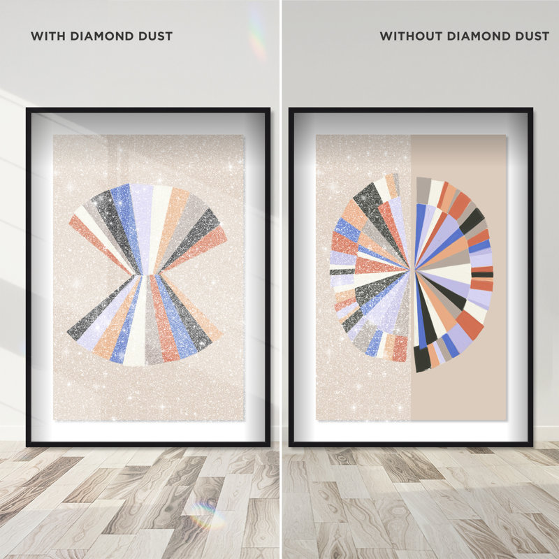 Minimally Perfect Set Shadowbox Abstract Print by Oliver Gal, Black Frame, 10 x 15, 11.5"H x 16.5"W, Black Shadowbox