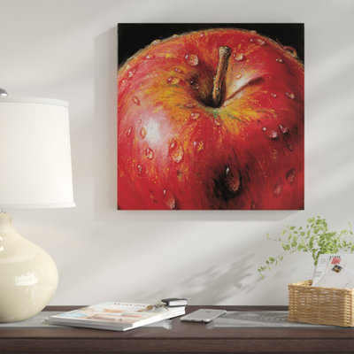 « pomme », reproduction sur toile tendue