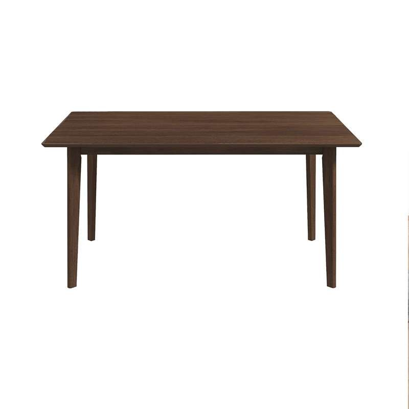 Brown Rectangular Solid Wood Dining table