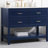 Sinclaire 42 " W Freestanding Standard 1 Single Vanity Bathroom Vanity With Engineered Marble Top-1171512688