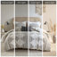 Ensemble de literie Chic Boho, housse de couette en microfibre 4 pièces avec coussin décoratif, taille double / grand